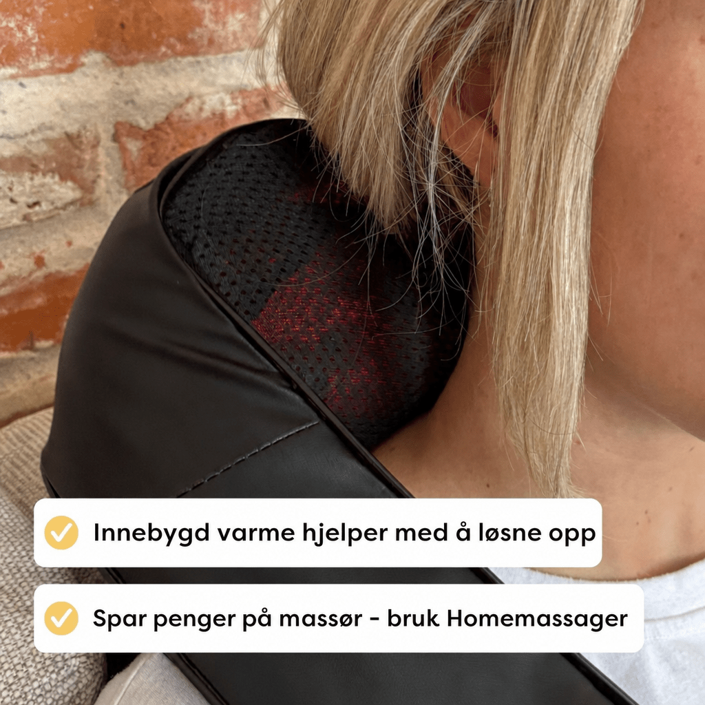 HomeMassager - Profesjonell skulder - og nakkemassasje hjemme! - AVABeauty.no